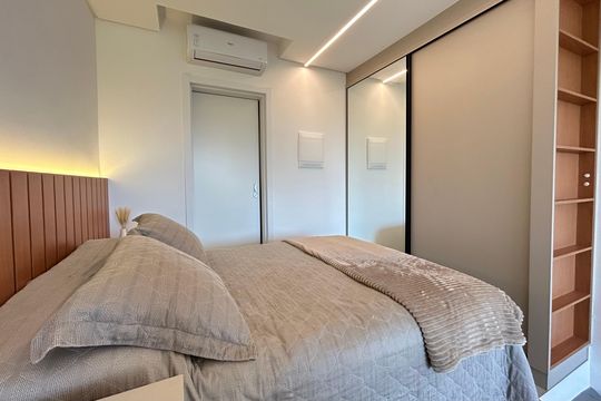 Suíte de apartamento para alugar com 1 quarto, 50m² em Lagoa Pequena, Florianópolis