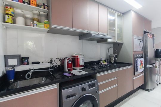 Cozinha - Área de Serviço de apartamento para alugar com 2 quartos, 40m² em Colônia (zona Leste), São Paulo