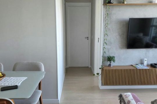 Sala de apartamento à venda com 2 quartos, 55m² em Ipiranga, São Paulo