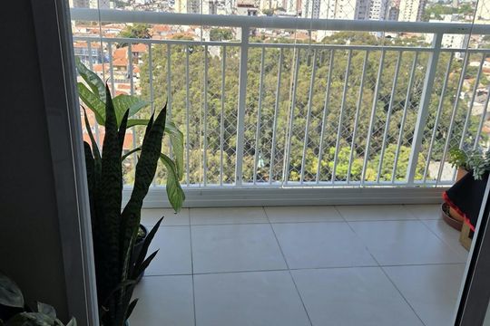 Varanda de apartamento à venda com 2 quartos, 55m² em Ipiranga, São Paulo