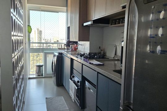 Cozinha de apartamento à venda com 2 quartos, 55m² em Ipiranga, São Paulo