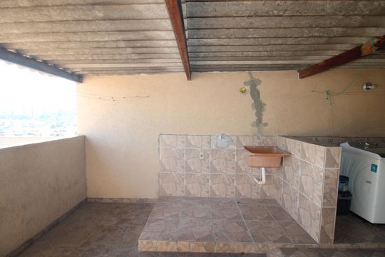 Área de Serviço de casa para alugar com 1 quarto, 20m² em Vila Basileia, São Paulo