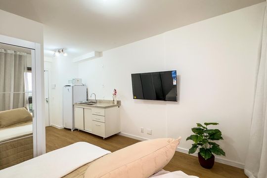 Studio de kitnet/studio para alugar com 1 quarto, 24m² em Brooklin, São Paulo