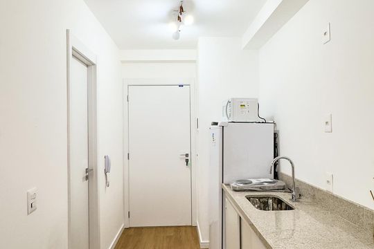 Studio de kitnet/studio para alugar com 1 quarto, 24m² em Brooklin, São Paulo
