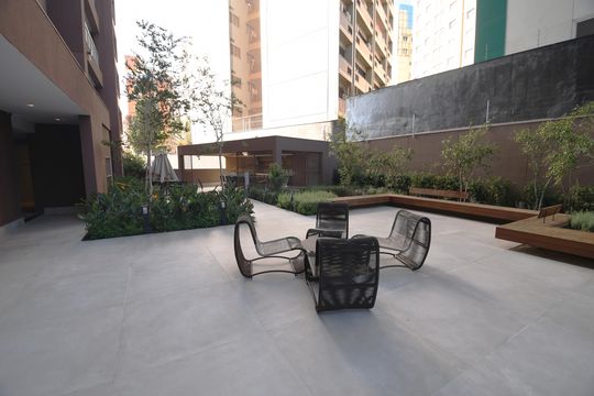 Área comum de apartamento à venda com 1 quarto, 36m² em Botafogo, Campinas