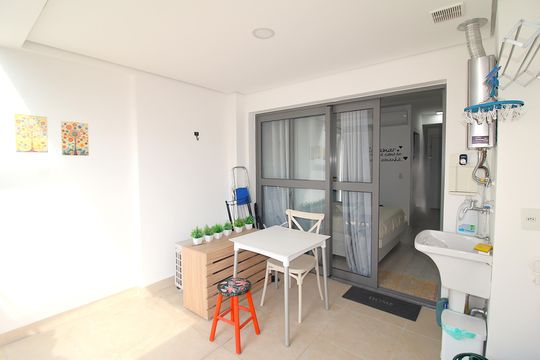 Área de Serviço de kitnet/studio para alugar com 1 quarto, 28m² em Tucuruvi, São Paulo