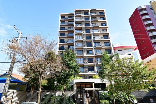 Fachada do Prédio de apartamento para alugar com 1 quarto, 39m² em Jardim Brasil, Campinas