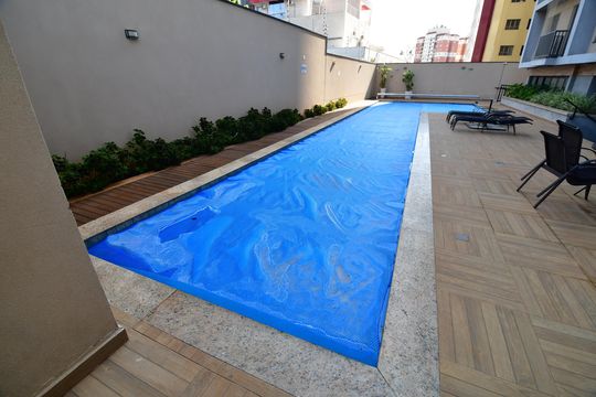 Área comum - Piscina de apartamento para alugar com 1 quarto, 39m² em Jardim Brasil, Campinas