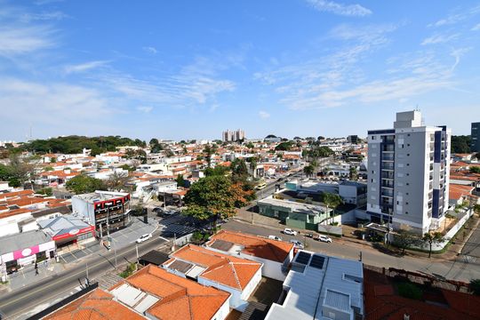 Sala - Vista de apartamento para alugar com 1 quarto, 39m² em Jardim Brasil, Campinas
