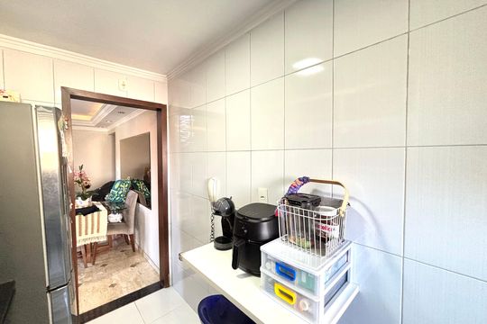 Cozinha  de apartamento à venda com 2 quartos, 67m² em Cangaiba, São Paulo