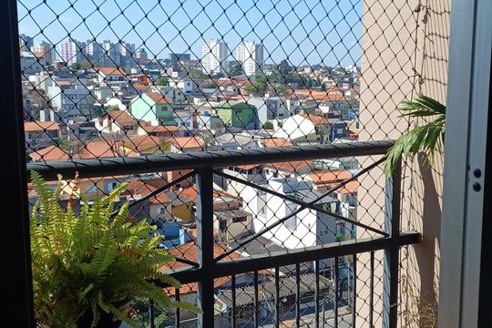 Varanda de apartamento à venda com 3 quartos, 63m² em Jardim Cambui, Santo André