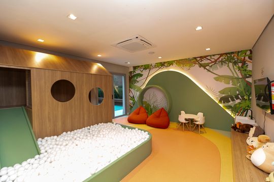 Área comum de apartamento para alugar com 1 quarto, 36m² em Botafogo, Campinas