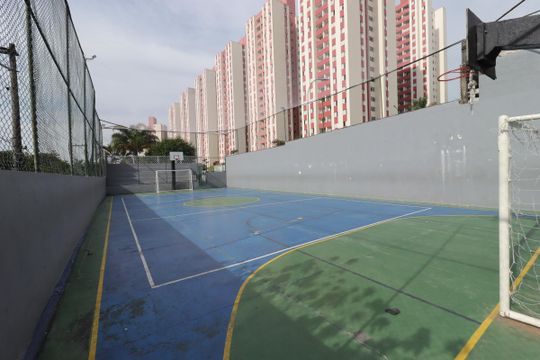 Área Comum - Quadra de apartamento à venda com 2 quartos, 50m² em Jardim do Estádio, Santo André