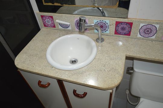 Banheiro de apartamento para alugar com 3 quartos, 87m² em Parque Industrial Lagoinha, Ribeirão Preto