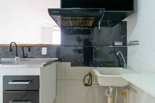 Área de Serviço de apartamento à venda com 2 quartos, 34m² em Vila Mira, São Paulo