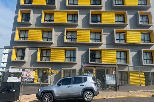 Fachada de kitnet/studio para alugar com 1 quarto, 25m² em Vila Nova, Novo Hamburgo