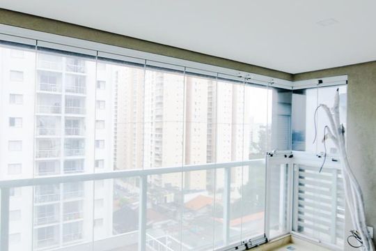 Varanda da Sala de apartamento à venda com 2 quartos, 80m² em Vila Progresso, Guarulhos