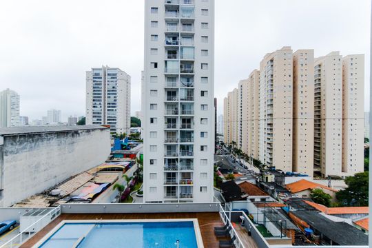 Vista da Suíte de apartamento à venda com 2 quartos, 80m² em Vila Progresso, Guarulhos