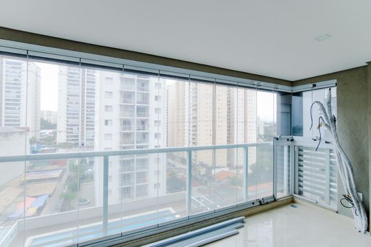 Varanda da Sala de apartamento à venda com 2 quartos, 80m² em Vila Progresso, Guarulhos
