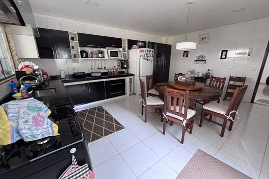 Cozinha de casa de condomínio para alugar com 4 quartos, 618m² em Vargem Grande, Rio de Janeiro