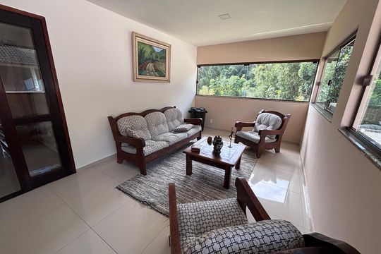Varanda de casa de condomínio para alugar com 4 quartos, 618m² em Vargem Grande, Rio de Janeiro