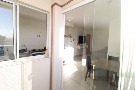 Sacada de apartamento para alugar com 2 quartos, 55m² em Laranjeiras, Uberlândia