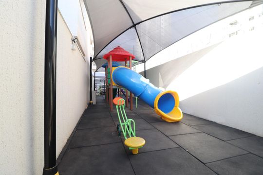 Área comum - Playground de apartamento para alugar com 2 quartos, 55m² em Laranjeiras, Uberlândia