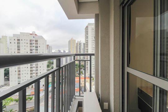 Varanda dp Quarto de apartamento para alugar com 1 quarto, 31m² em Vila Prudente, São Paulo