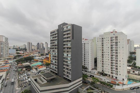 Varanda dp Quarto de apartamento para alugar com 1 quarto, 31m² em Vila Prudente, São Paulo