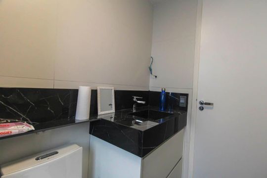 Banheiro de apartamento para alugar com 1 quarto, 31m² em Vila Prudente, São Paulo