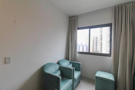 Sala/Cozinha de apartamento para alugar com 1 quarto, 31m² em Vila Prudente, São Paulo