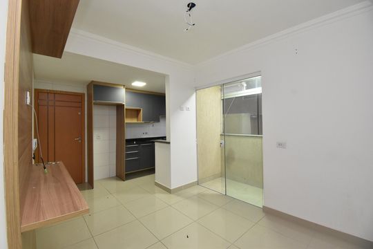 Sala/Cozinha de apartamento para alugar com 2 quartos, 50m² em Cruzeiro, São José dos Pinhais