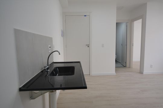 COZINHA  de kitnet/studio para alugar com 2 quartos, 35m² em Jaguaré, São Paulo