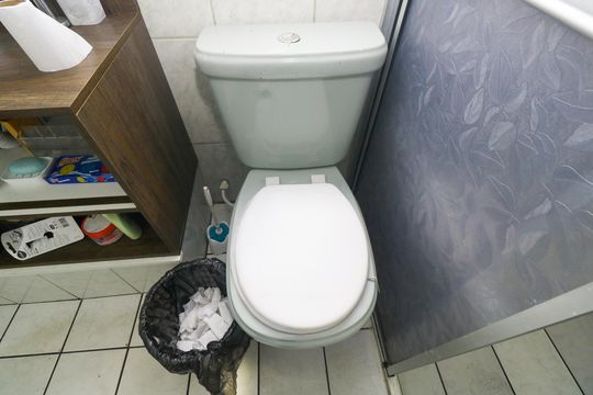 Banheiro de casa à venda com 3 quartos, 50m² em Paraíso, Santo André