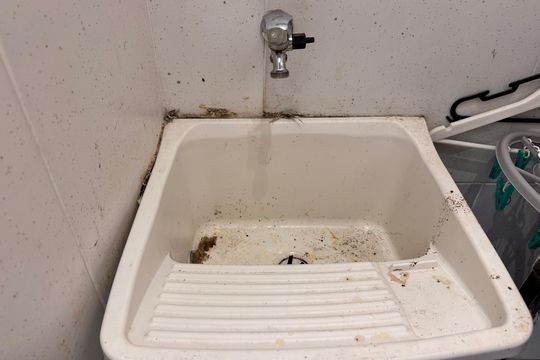 Cozinha e Área de Serviço de casa de condomínio para alugar com 2 quartos, 112m² em Vargem Pequena, Rio de Janeiro