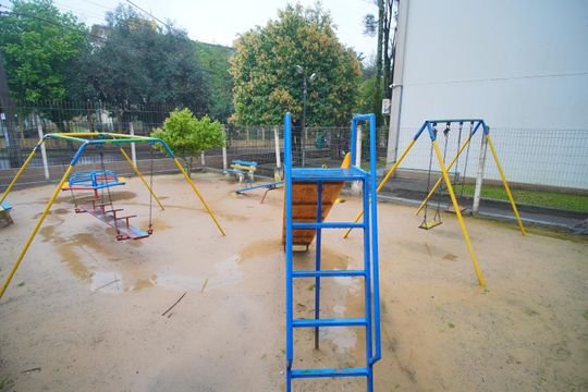 Área comum - Playground de apartamento para alugar com 3 quartos, 53m² em Canudos, Novo Hamburgo