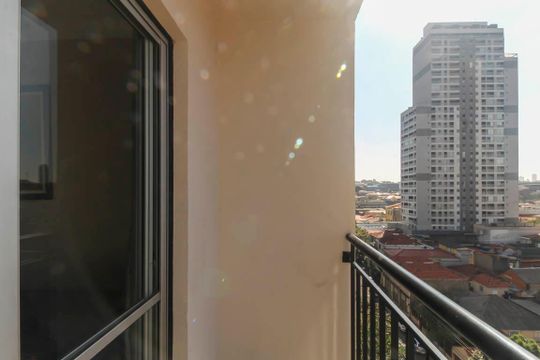 Varanda da Sala de apartamento à venda com 2 quartos, 50m² em Vila Ema, São Paulo