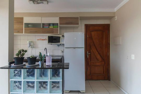 Cozinha de apartamento à venda com 2 quartos, 50m² em Vila Ema, São Paulo