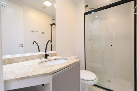 Banheiro de apartamento para alugar com 2 quartos, 34m² em Vila Leopoldina, São Paulo