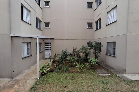 Fachada do bloco de apartamento à venda com 2 quartos, 53m² em Vila Alzira, Guarulhos