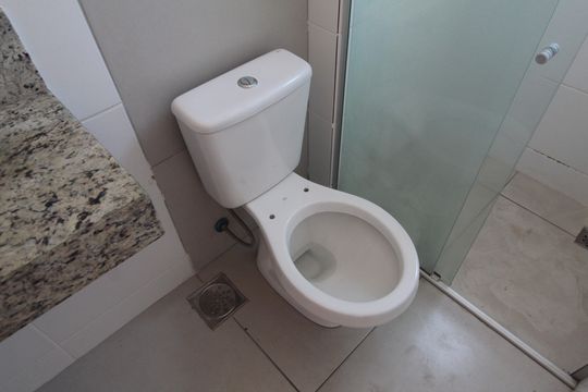 Banheiro da Suite de apartamento para alugar com 3 quartos, 96m² em Sinimbu, Belo Horizonte