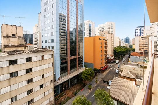 Varanda - Dormitório 2 de apartamento à venda com 2 quartos, 55m² em Consolação, São Paulo