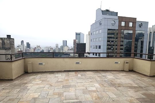Terraço de apartamento à venda com 2 quartos, 55m² em Consolação, São Paulo