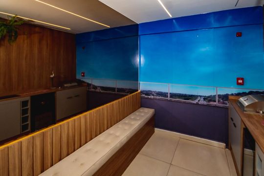 Varanda de apartamento à venda com 2 quartos, 50m² em São Damião, Belo Horizonte