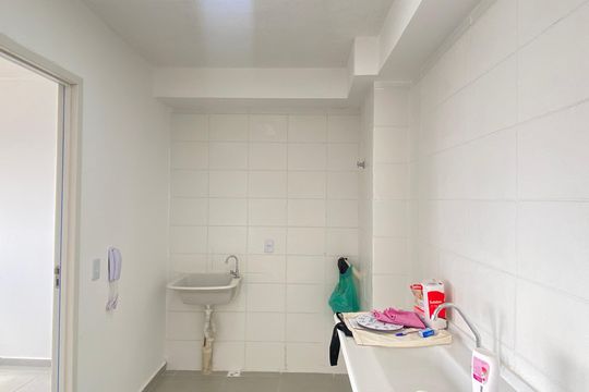 Cozinha - Área de Serviço de apartamento para alugar com 1 quarto, 39m² em Jardim Boa Vista (zona Oeste), Osasco