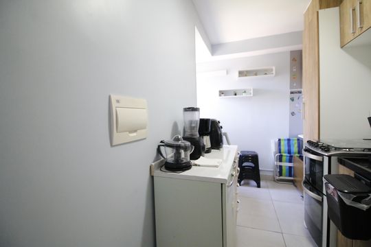 Cozinha de apartamento para alugar com 2 quartos, 52m² em Jacarepaguá, Rio de Janeiro