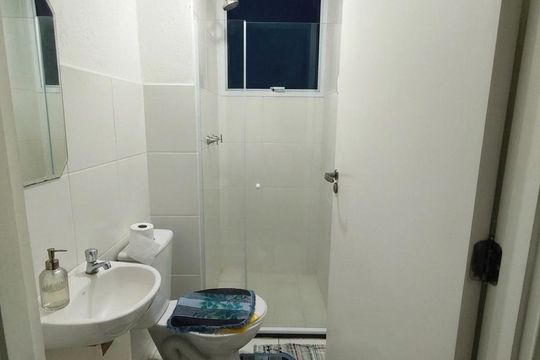 Banheiro de apartamento para alugar com 2 quartos, 50m² em Santa Cruz, Rio de Janeiro