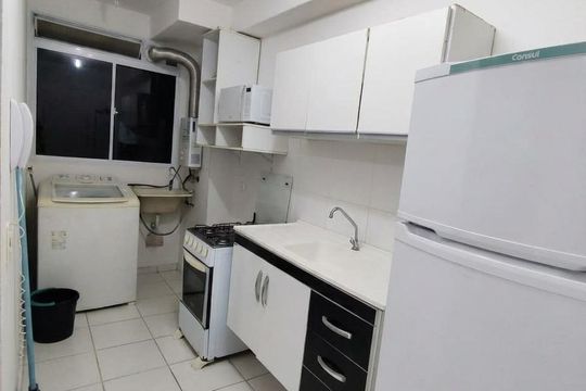 Cozinha de apartamento para alugar com 2 quartos, 50m² em Santa Cruz, Rio de Janeiro