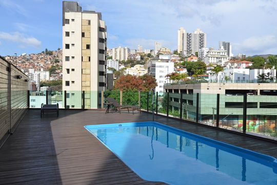 Área comum de apartamento para alugar com 1 quarto, 40m² em Funcionários, Belo Horizonte