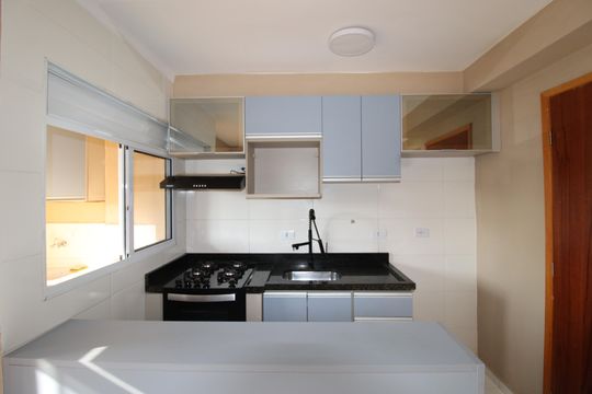 Cozinha de apartamento para alugar com 2 quartos, 39m² em Vila Brasil, São Paulo